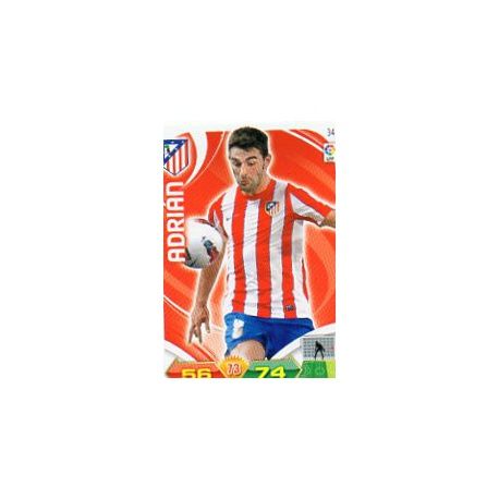Adrián Atlético Madrid 34 Adrenalyn XL La Liga 2011-12