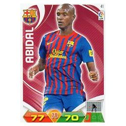 Abidal Barcelona 41 Adrenalyn XL La Liga 2011-12