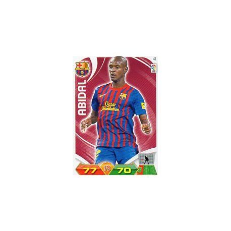 Abidal Barcelona 41 Adrenalyn XL La Liga 2011-12