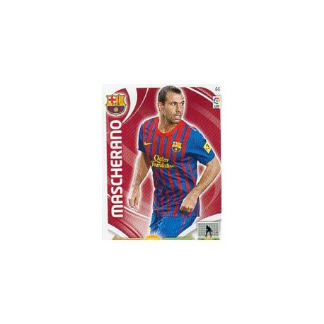 Mascherano Barcelona 44 Adrenalyn XL La Liga 2011-12