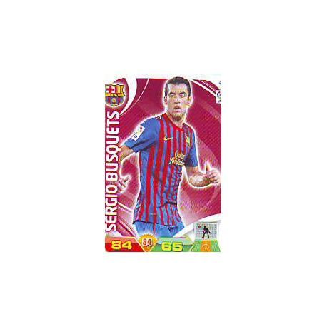 Sergio Busquets Barcelona 45 Adrenalyn XL La Liga 2011-12