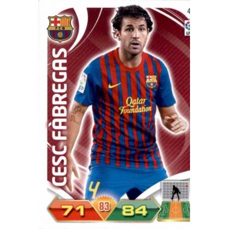 Cesc Fàbregas Barcelona 48 Adrenalyn XL La Liga 2011-12