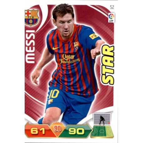 Messi Barcelona 52 Adrenalyn XL La Liga 2011-12