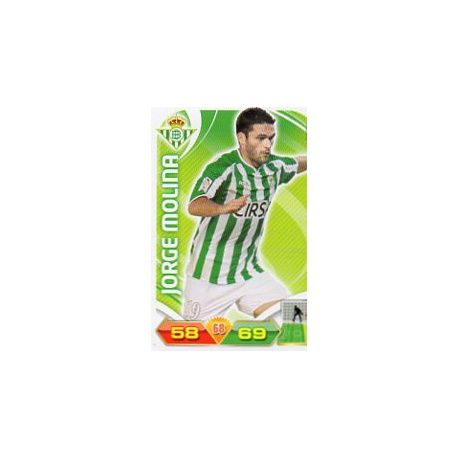 Jorge Molina Betis 69 Adrenalyn XL La Liga 2011-12