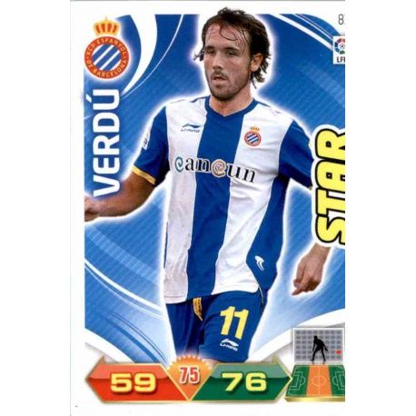 Verdú Espanyol 83 Adrenalyn XL La Liga 2011-12