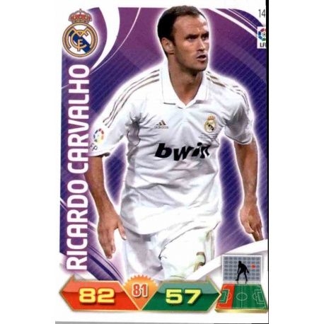 Ricardo Carvalho Real Madrid 149 Adrenalyn XL La Liga 2011-12