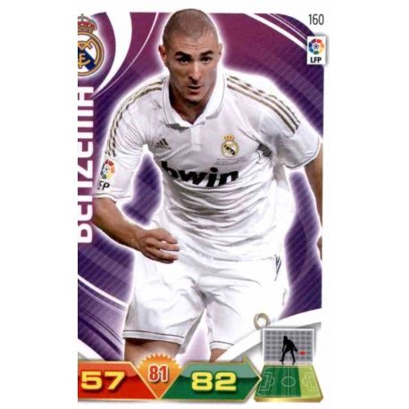 Benzema Real Madrid 160 Adrenalyn XL La Liga 2011-12