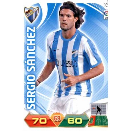 Sergio Sánchez Málaga 165 Adrenalyn XL La Liga 2011-12