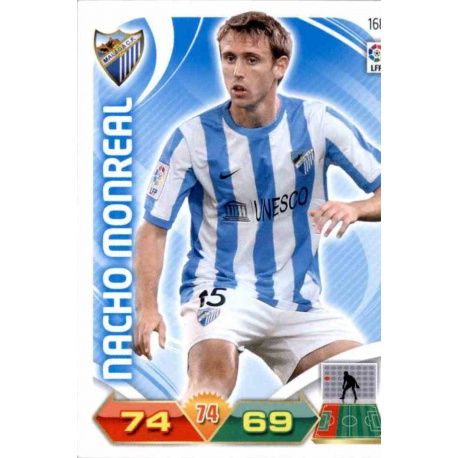 Nacho Monreal Málaga 168 Adrenalyn XL La Liga 2011-12