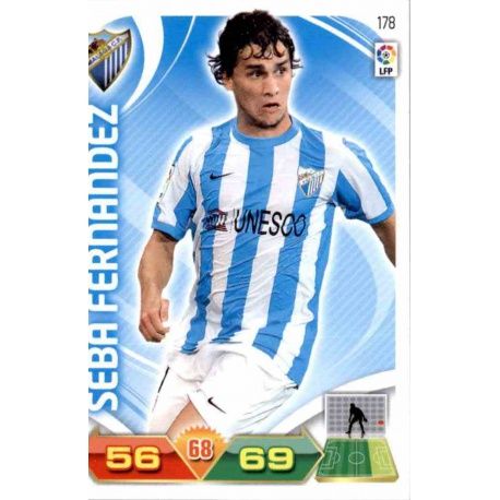 Seba Fernández Málaga 178 Adrenalyn XL La Liga 2011-12