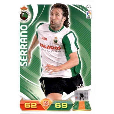 Serrano Racing Santander 230 Adrenalyn XL La Liga 2011-12