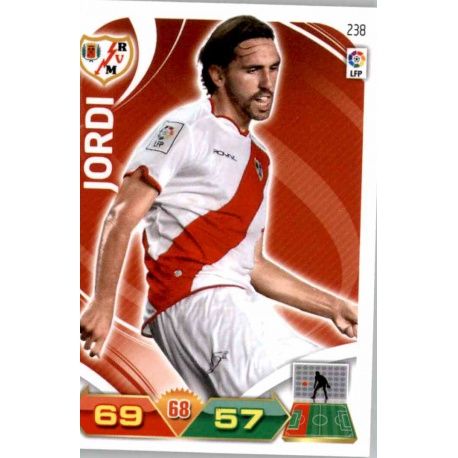 Jordi Rayo Vallecano 238 Adrenalyn XL La Liga 2011-12