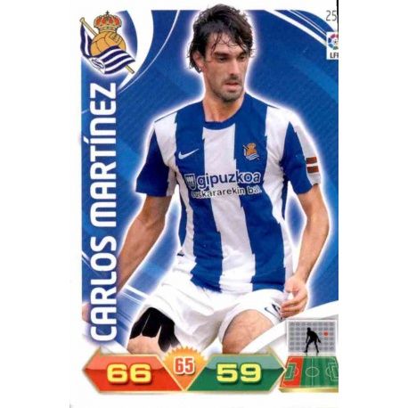 Carlos Martínez Real Sociedad 254 Adrenalyn XL La Liga 2011-12