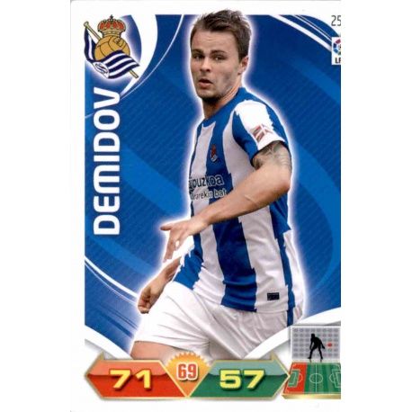 Demidov Real Sociedad 256 Adrenalyn XL La Liga 2011-12