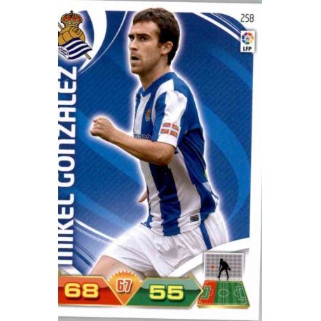 Mikel González Real Sociedad 258 Adrenalyn XL La Liga 2011-12