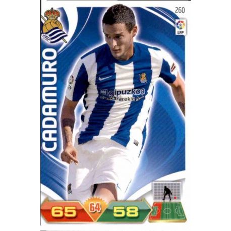 Cadamuro Real Sociedad 260 Adrenalyn XL La Liga 2011-12