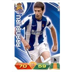 Aranburu Real Sociedad 263 Adrenalyn XL La Liga 2011-12