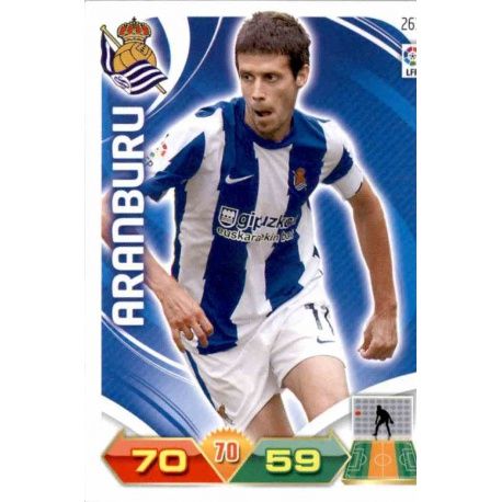 Aranburu Real Sociedad 263 Adrenalyn XL La Liga 2011-12