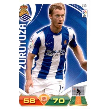 Zurutuza Real Sociedad 265 Adrenalyn XL La Liga 2011-12