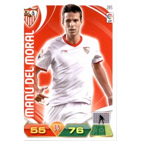 Manu del Moral Sevilla 285 Adrenalyn XL La Liga 2011-12