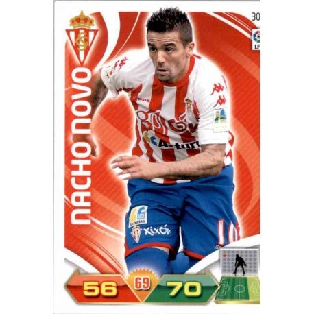 Nacho Novo Sporting 304 Adrenalyn XL La Liga 2011-12