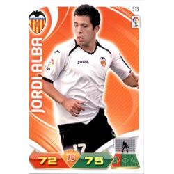 Jordi Alba Valencia 313 Adrenalyn XL La Liga 2011-12