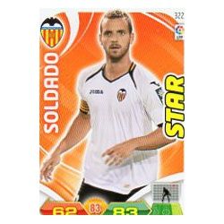 Soldado Valencia 322 Adrenalyn XL La Liga 2011-12