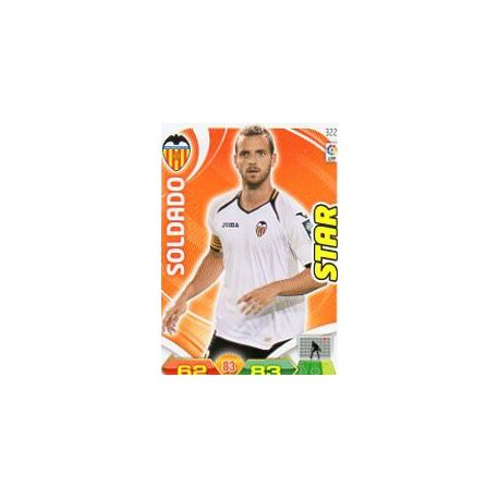 Soldado Valencia 322 Adrenalyn XL La Liga 2011-12