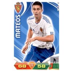 Mateos Zaragoza 345 Adrenalyn XL La Liga 2011-12