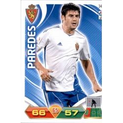 Paredes Zaragoza 348 Adrenalyn XL La Liga 2011-12