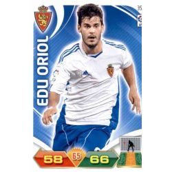 Edu Oriol Zaragoza 356 Adrenalyn XL La Liga 2011-12