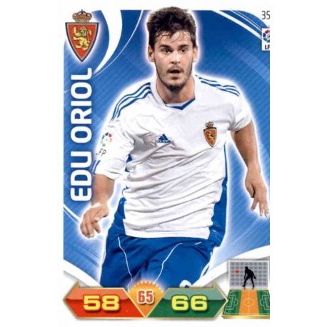 Edu Oriol Zaragoza 356 Adrenalyn XL La Liga 2011-12