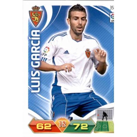Luis García Zaragoza 358 Adrenalyn XL La Liga 2011-12