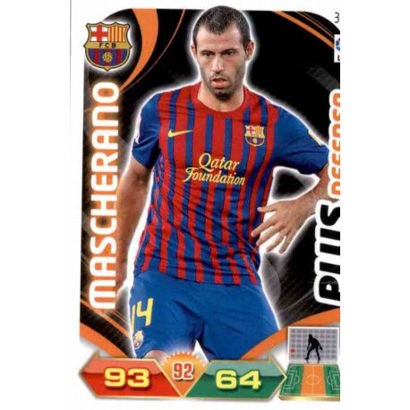 Mascherano Plus Defensa 362 Adrenalyn XL La Liga 2011-12