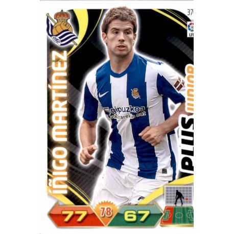Íñigo Martínez Plus Junior 376 Adrenalyn XL La Liga 2011-12