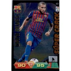 Dani Alves Súper Cracks 431 Adrenalyn XL La Liga 2011-12