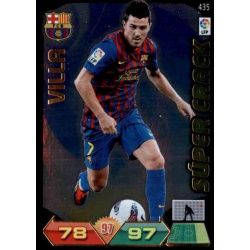 David Villa Súper Cracks 435 Adrenalyn XL La Liga 2011-12
