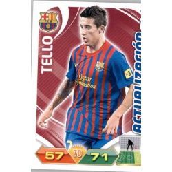 Cristian Tello Actualización 452 Adrenalyn XL La Liga 2011-12