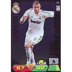 Benzema Nuevo Súper Cracks 506 Adrenalyn XL La Liga 2011-12