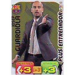 Josep Guardiola Plus Entrenador 511 Adrenalyn XL La Liga 2011-12