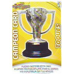 Campeón Card - Toques Adrenalyn XL La Liga 2011-12