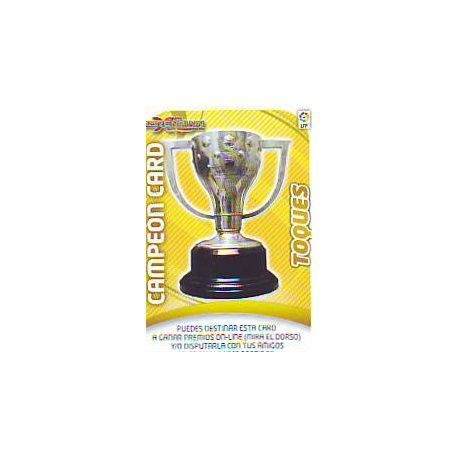 Campeón Card - Toques Adrenalyn XL La Liga 2011-12