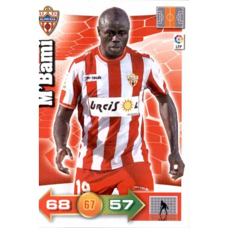 M'Bami Almeria 9 Adrenalyn XL La Liga 2010-11