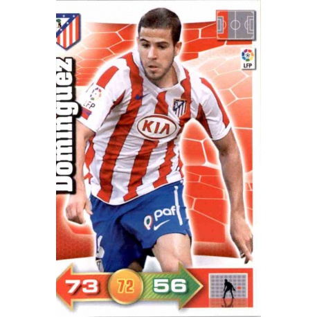 Domínguez Atlético Madrid 42 Adrenalyn XL La Liga 2010-11