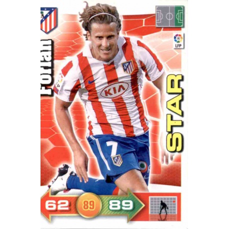 Forlán Atlético Madrid 53 Adrenalyn XL La Liga 2010-11