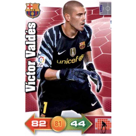 Víctor Valdés Barcelona 55 Adrenalyn XL La Liga 2010-11