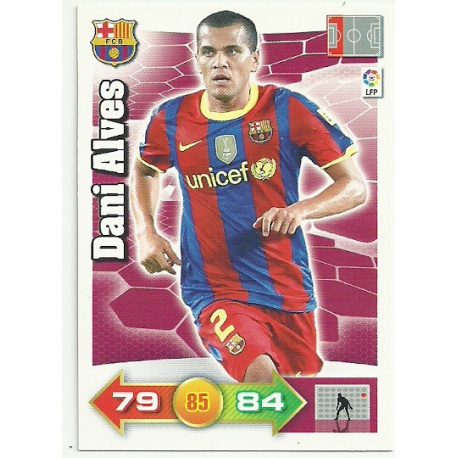 Dani Alves Barcelona 56 Adrenalyn XL La Liga 2010-11