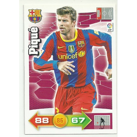 Piqué Barcelona 57 Adrenalyn XL La Liga 2010-11