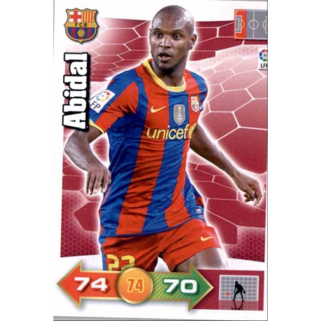 Abidal Barcelona 60 Adrenalyn XL La Liga 2010-11