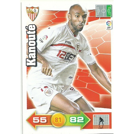 Kanouté Sevilla 286 Adrenalyn XL La Liga 2010-11